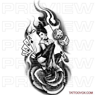 High Roller' Realistic Temporary Tattoos | Tattoo Icon – TattooIcon